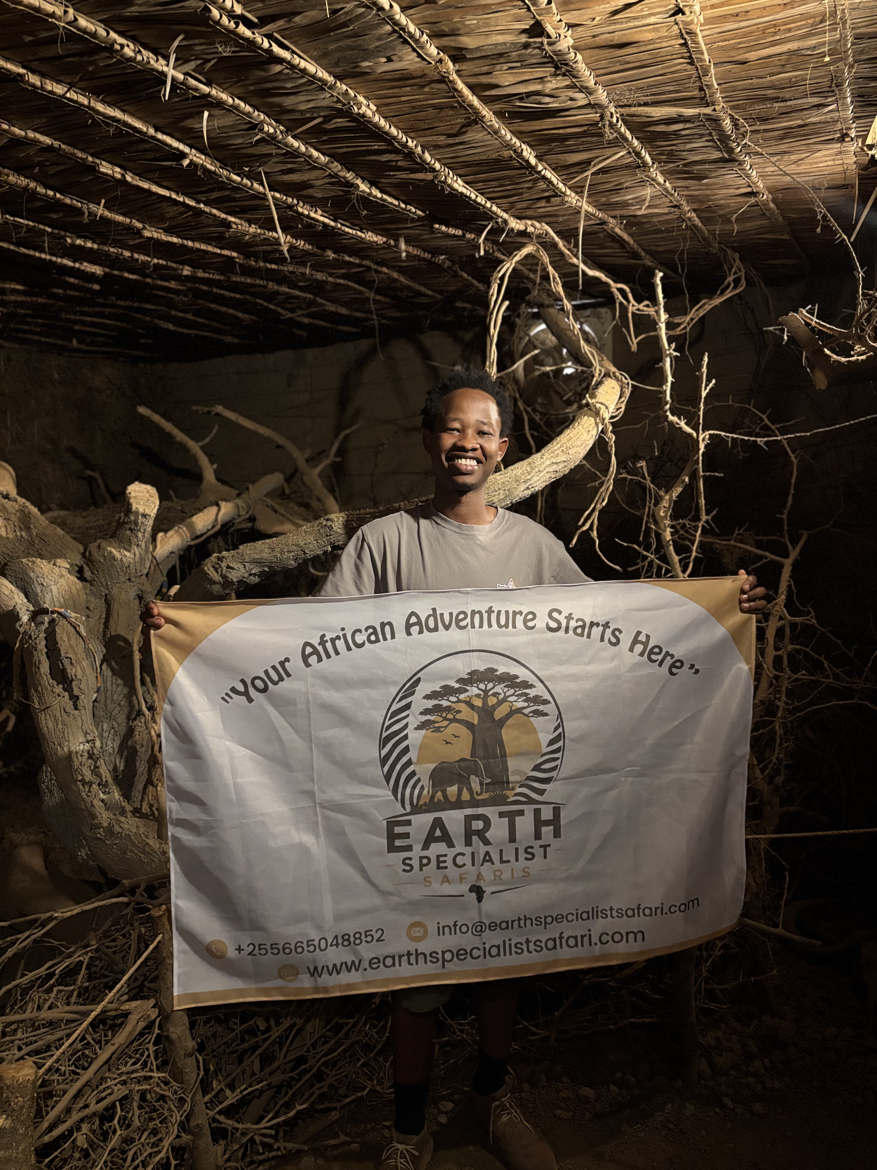 Founder & Safari Director Welcoming Guests at Safari Lodge
