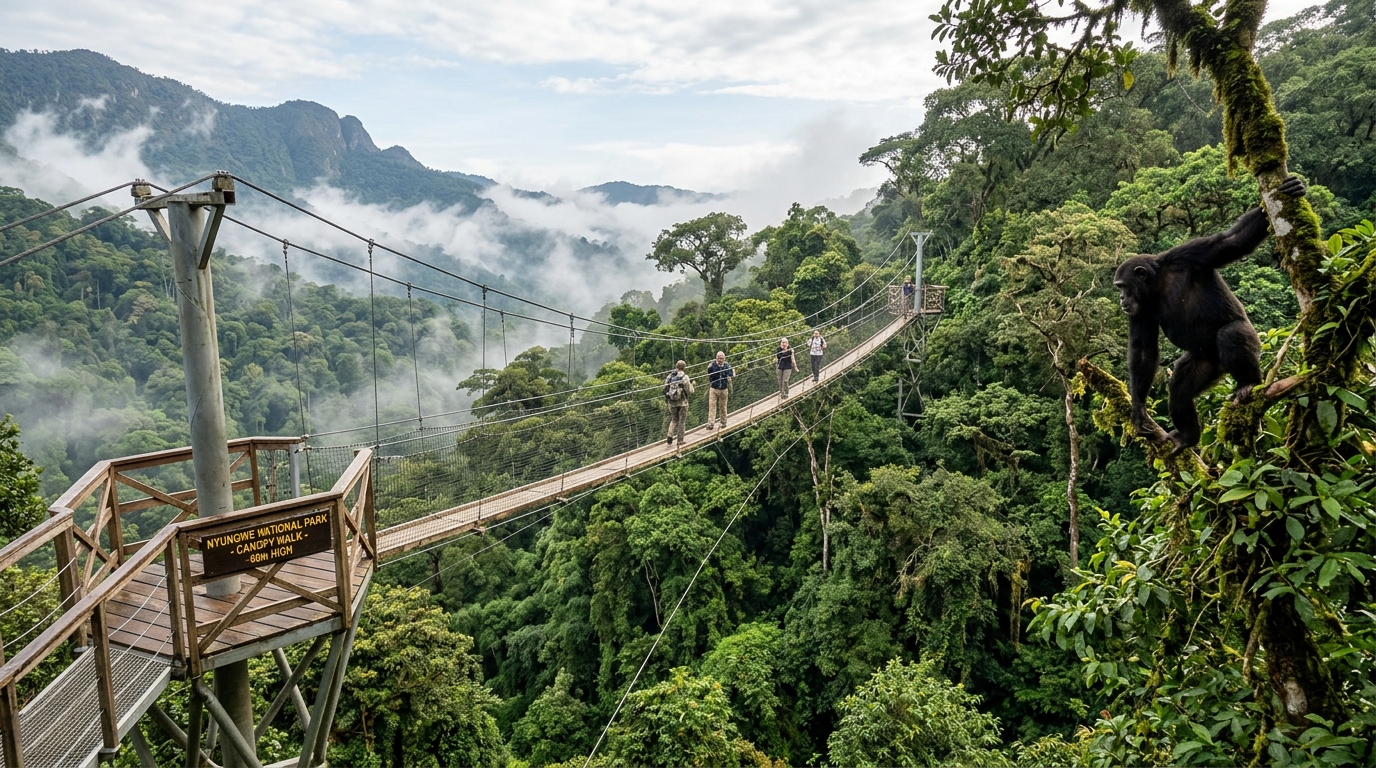 5 Days Rwanda Gorilla & Chimpanzee Safari