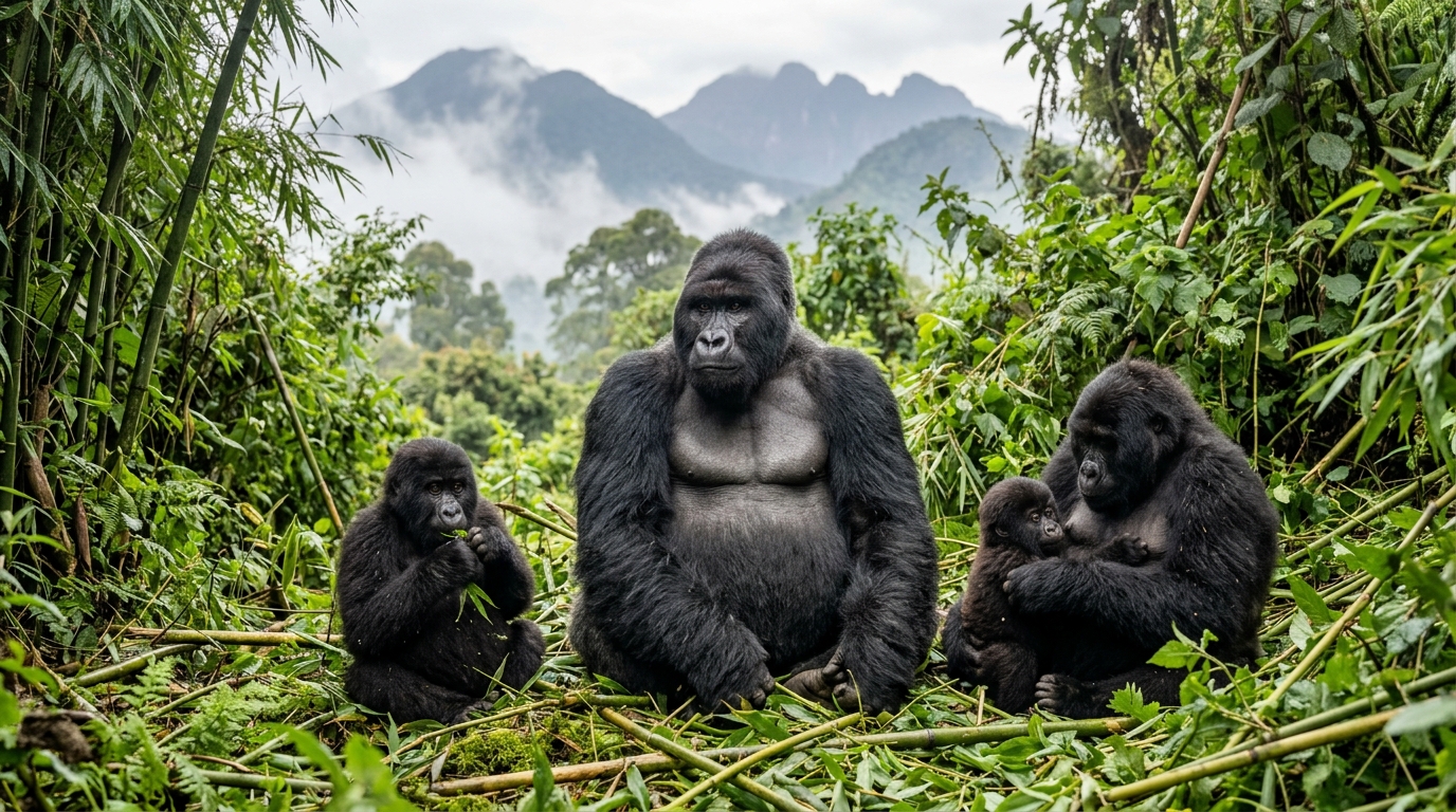 Rwanda Mountain Gorillas